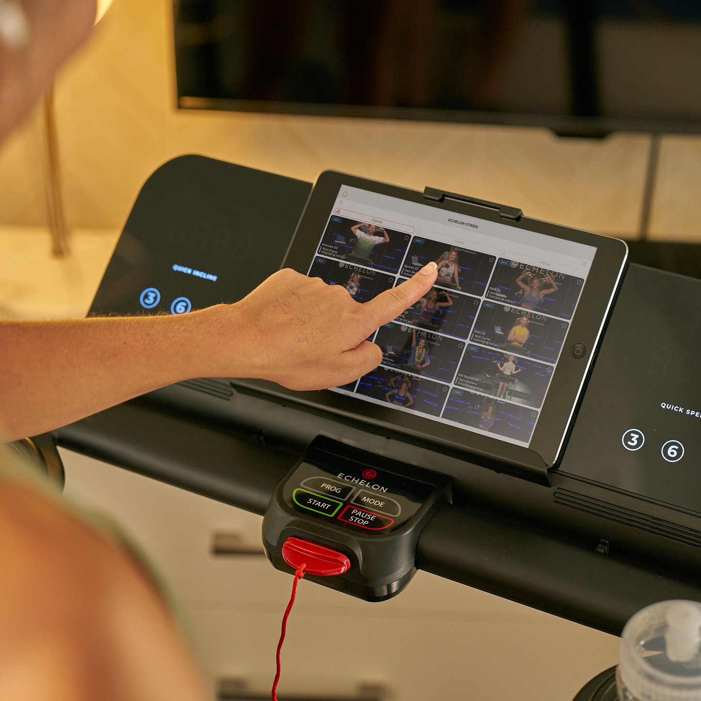 Echelon Stride Auto-Fold Connected Treadmill for Existing Members