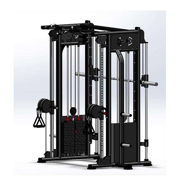 Muscle D Fitness DAP/SMITH Machine Combo MDM-DPSM