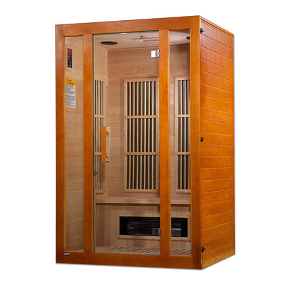 Maxxus Aspen 2-Person Low EMF FAR Infrared Sauna (Canadian Hemlock)