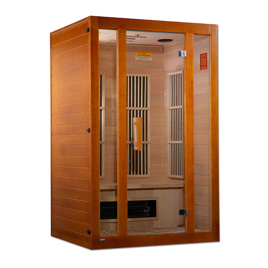 Maxxus Aspen 2-Person Low EMF FAR Infrared Sauna (Canadian Hemlock)